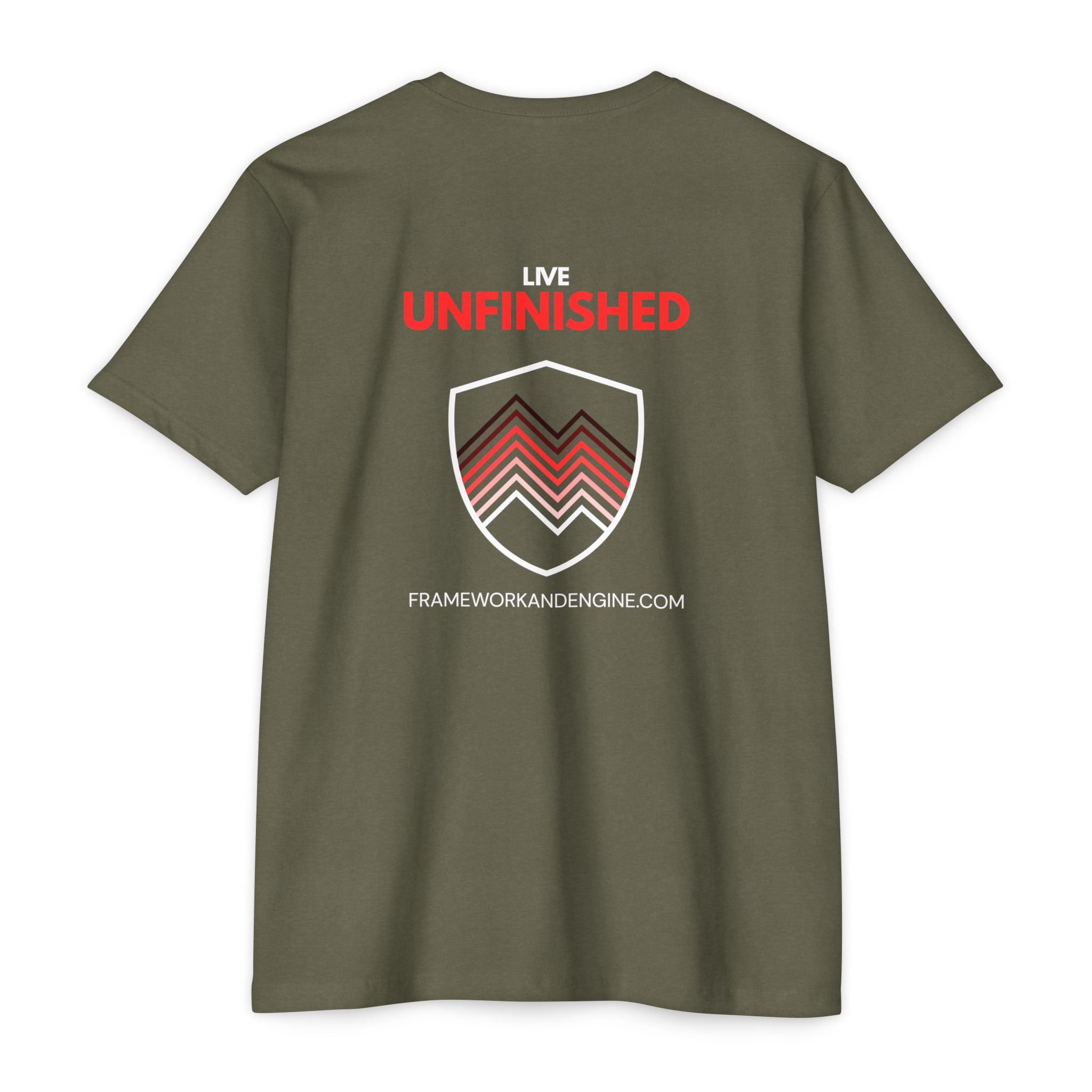 Live Unfinished Shield T-Shirt