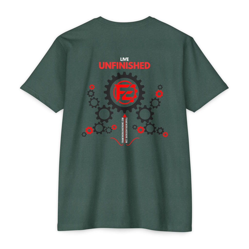 Framework Engine 'Live Unfinished' T‑Shirt
