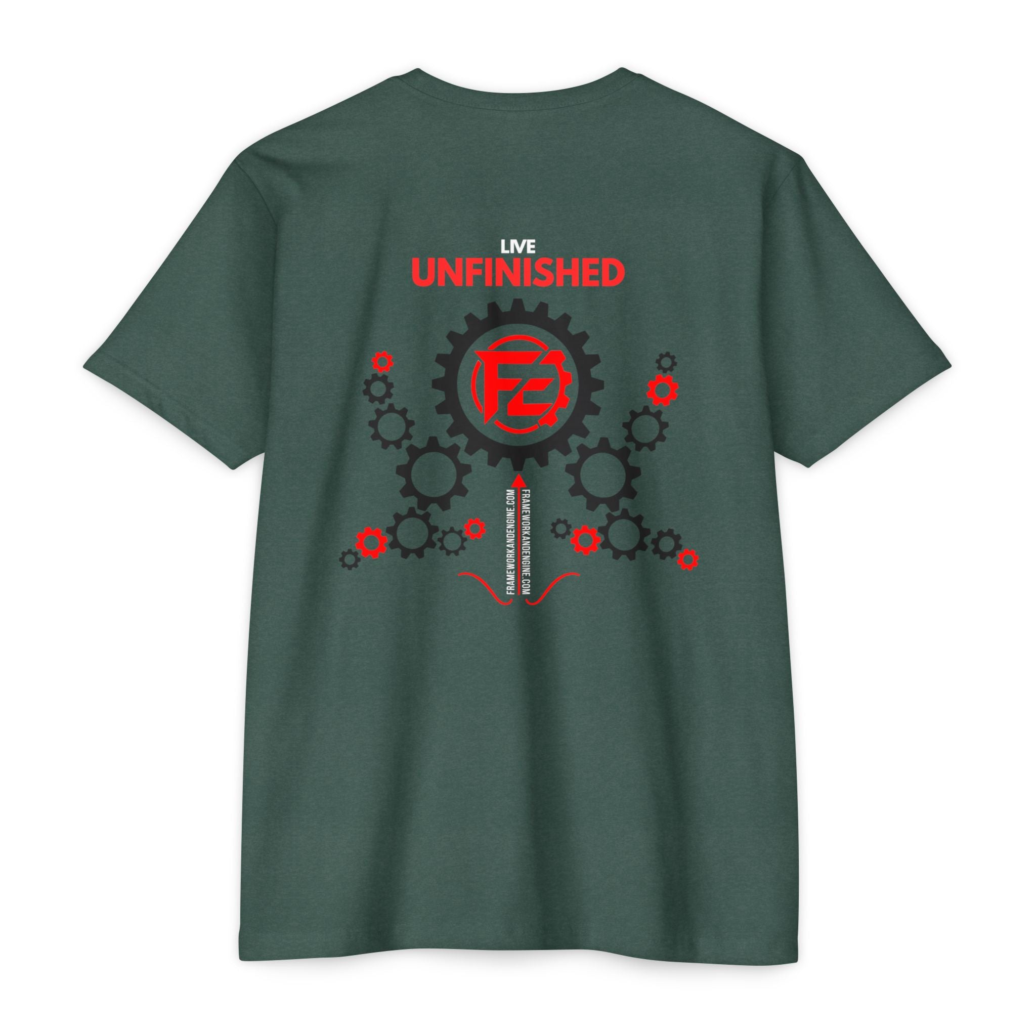 Framework Engine 'Live Unfinished' T‑Shirt
