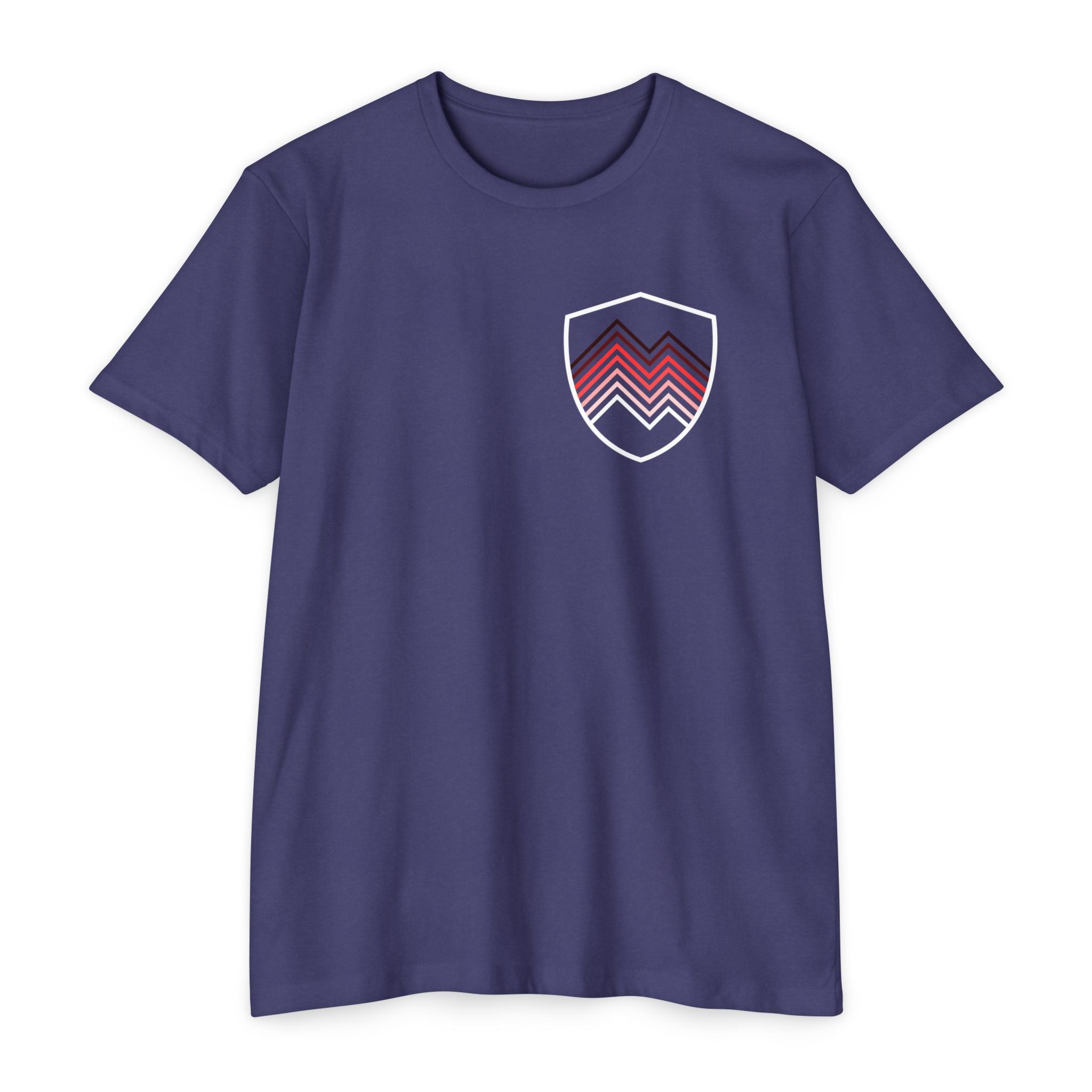 Unfinished Shield Graphic T-Shirt — Live Unfinished Logo Tee