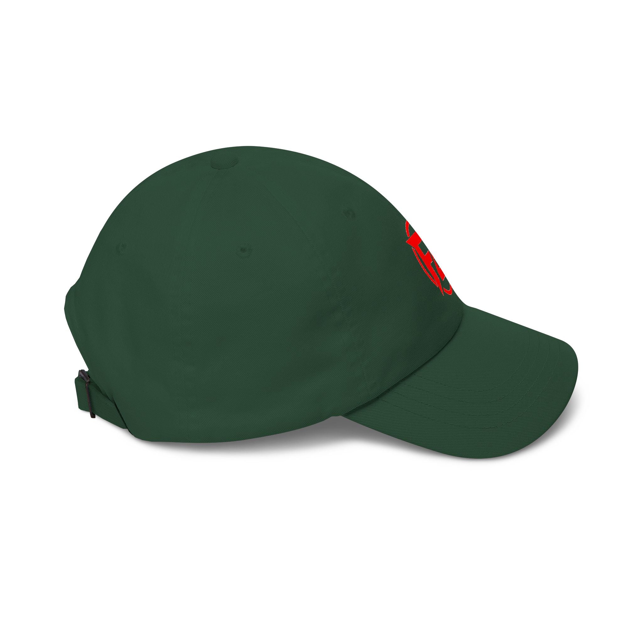 Embroidered Red Gear Logo Dad Cap