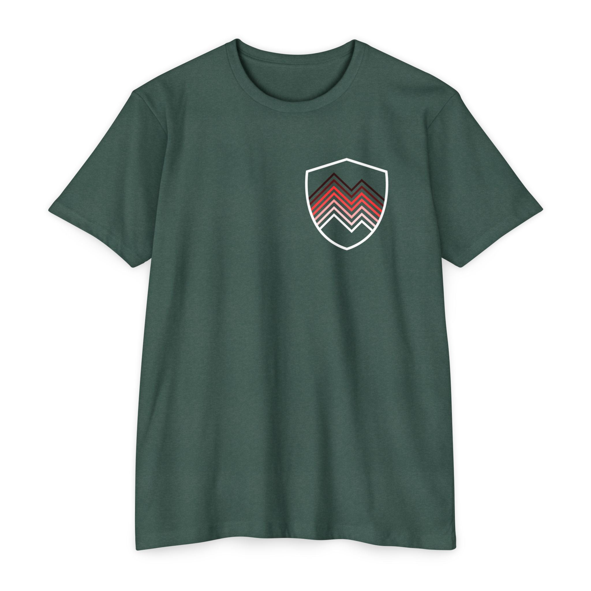 Unfinished Shield Graphic T-Shirt — Live Unfinished Logo Tee