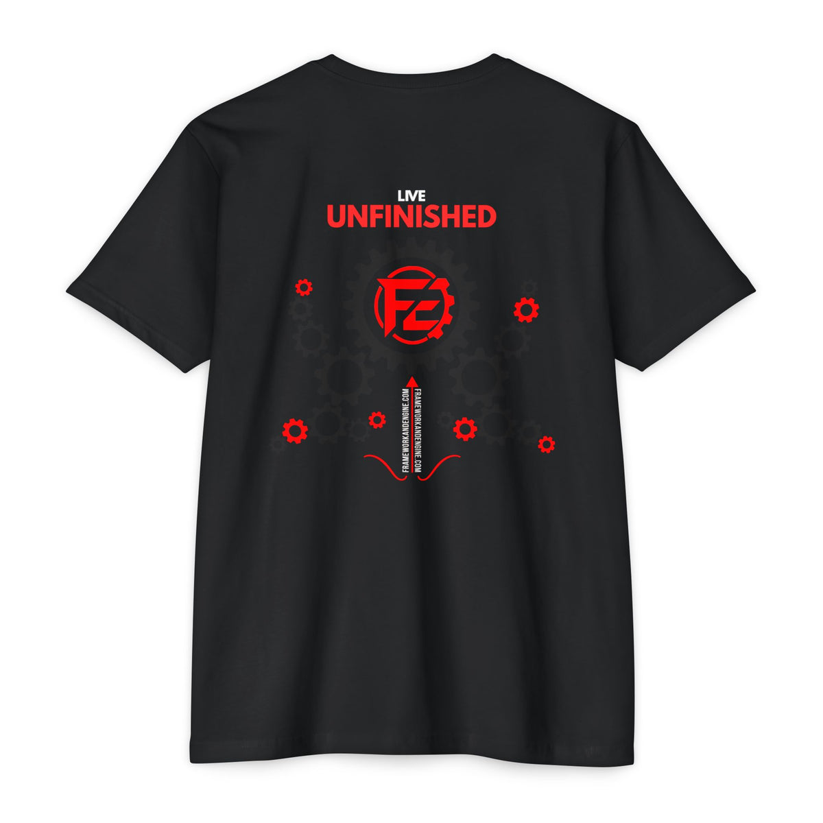 Framework Engine 'Live Unfinished' T‑Shirt