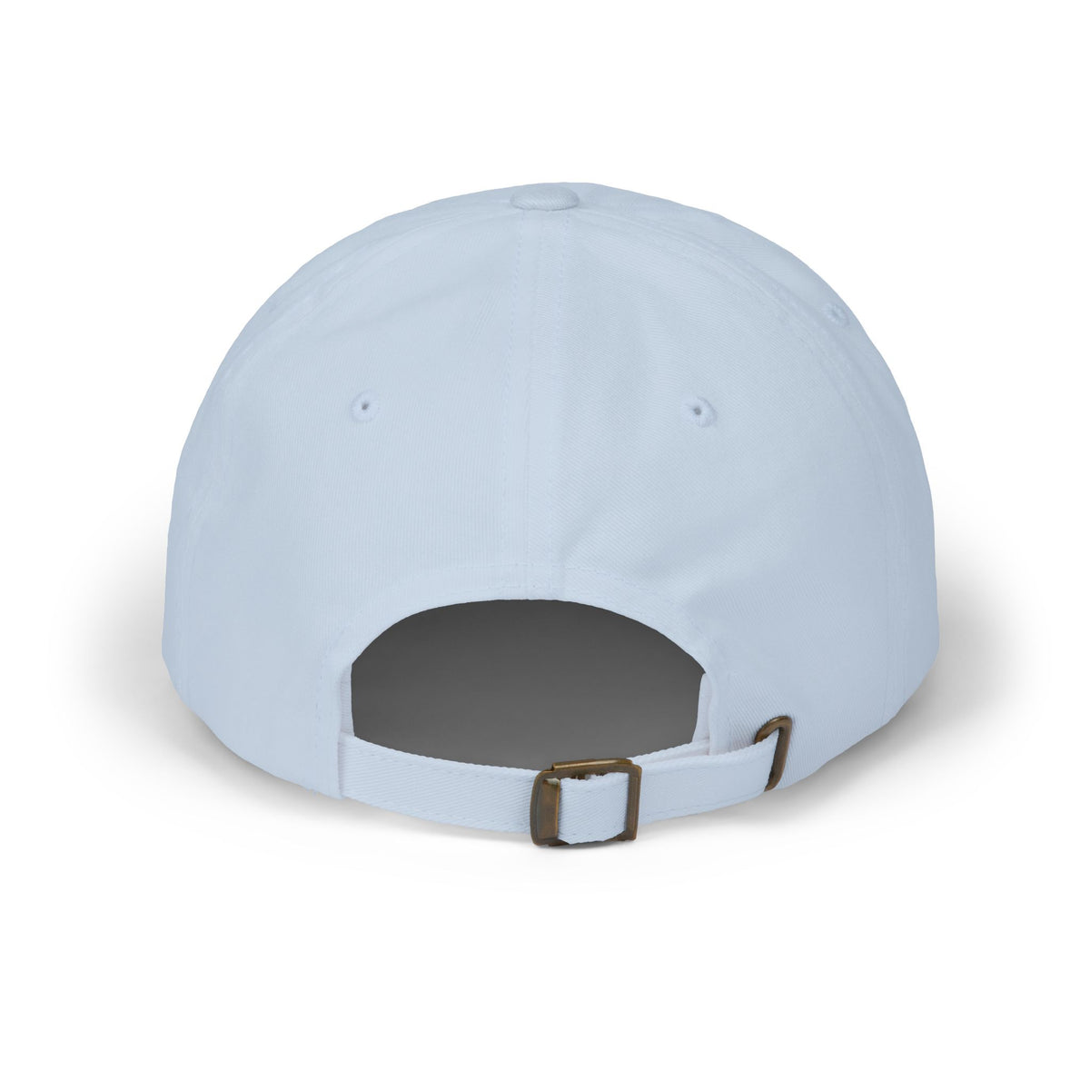 Minimalist 'FE' Logo Dad Cap — White Embroidered Baseball Hat