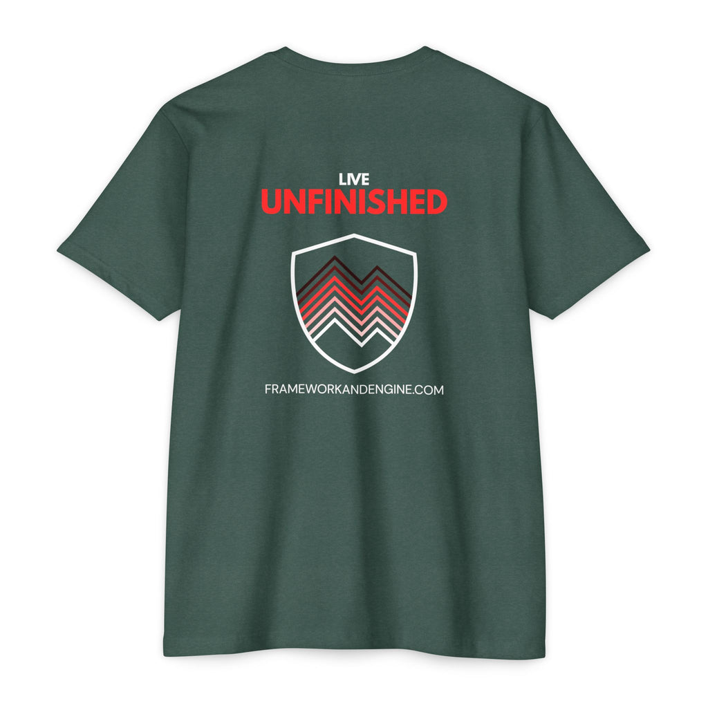 Live Unfinished Shield T-Shirt