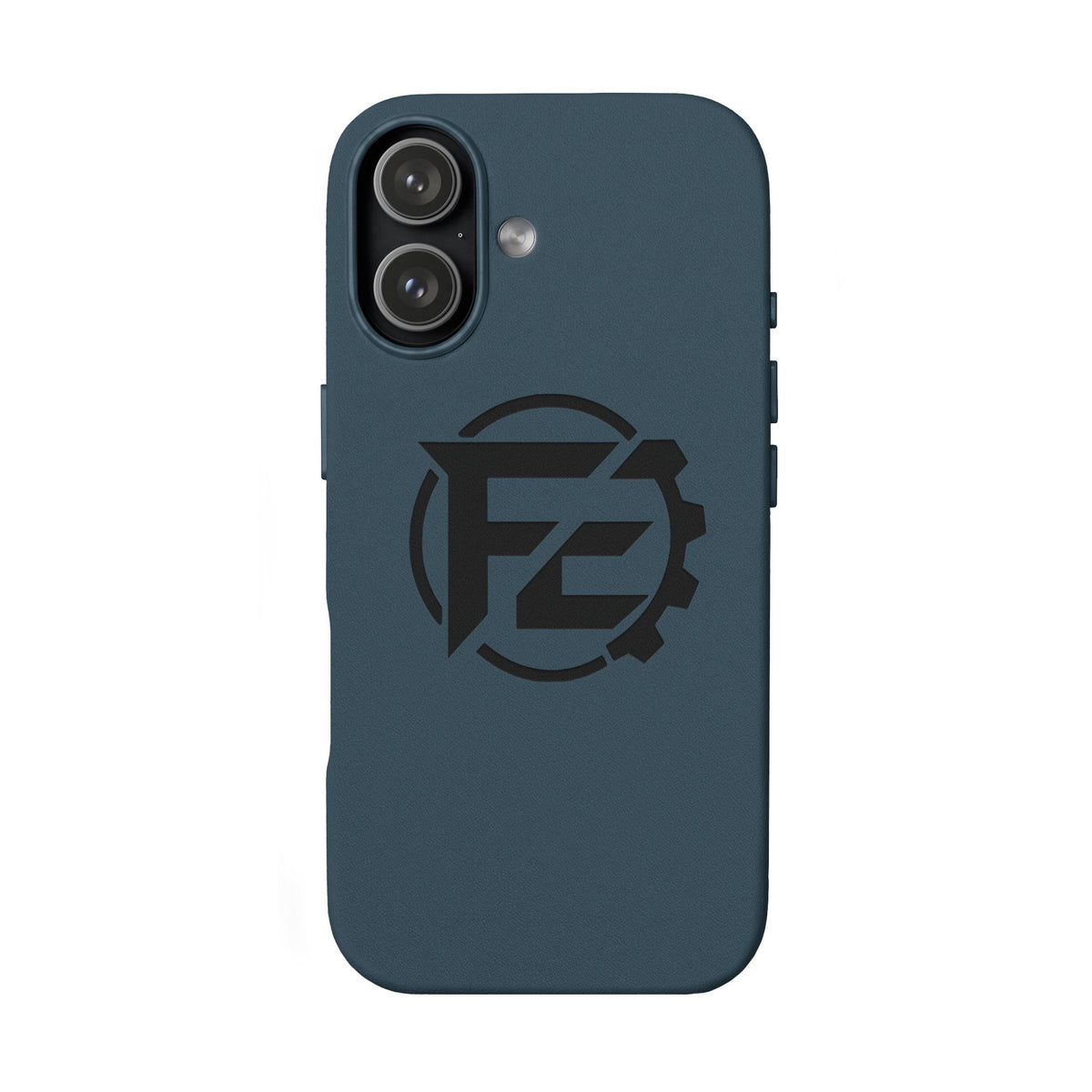 Engraved PU Leather Phone Case — Custom Debossed Logo iPhone Case, Protective Sleek Cover