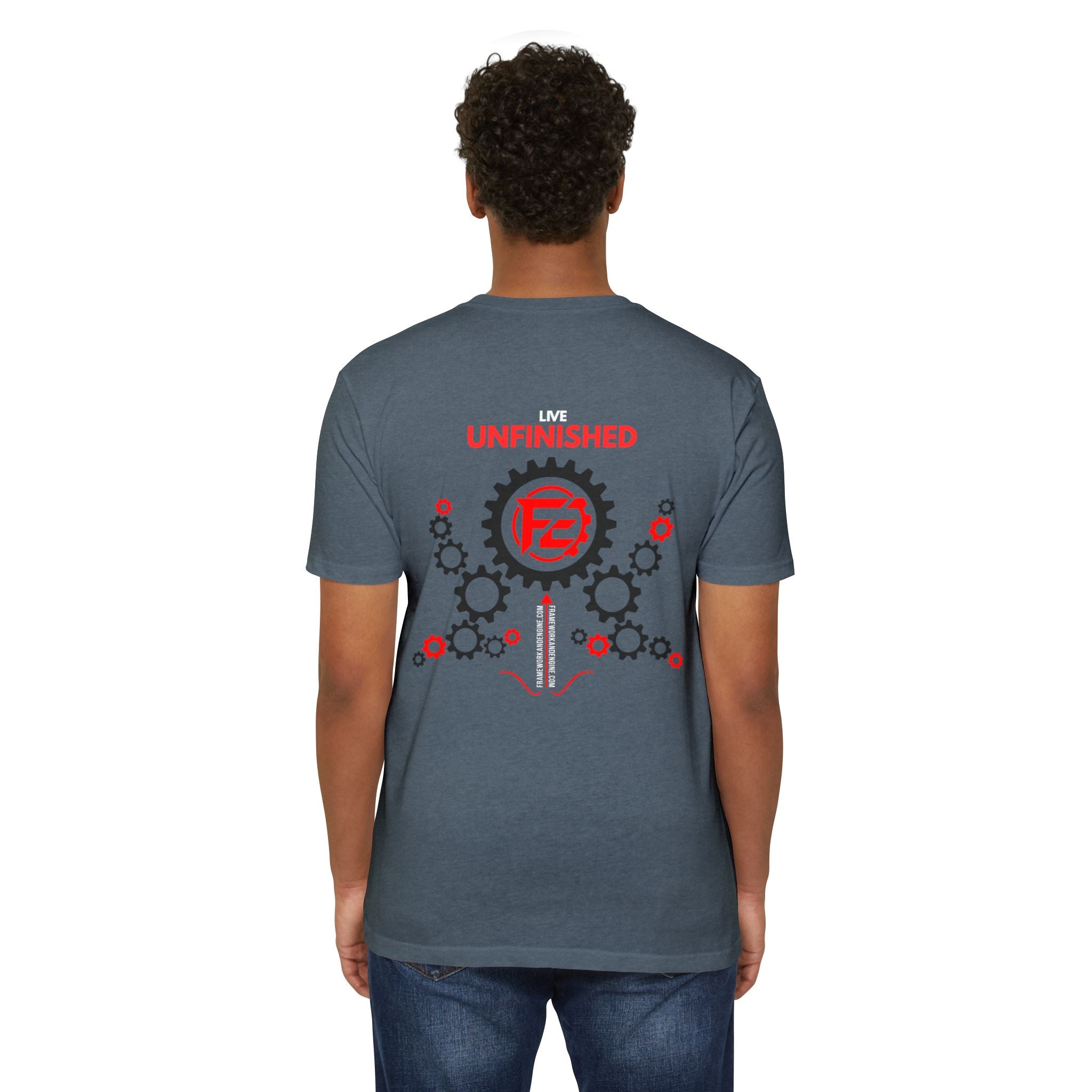 Framework Engine 'Live Unfinished' T‑Shirt