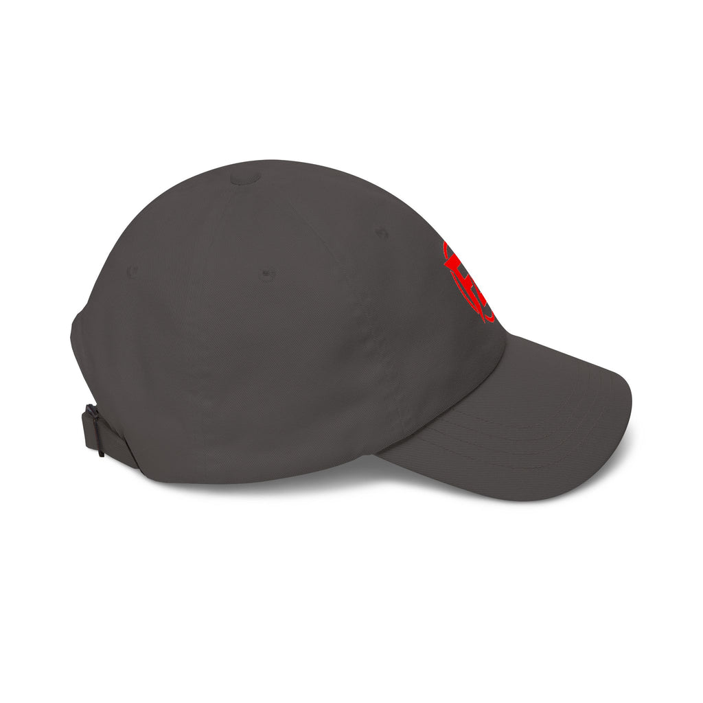 Embroidered Red Gear Logo Dad Cap