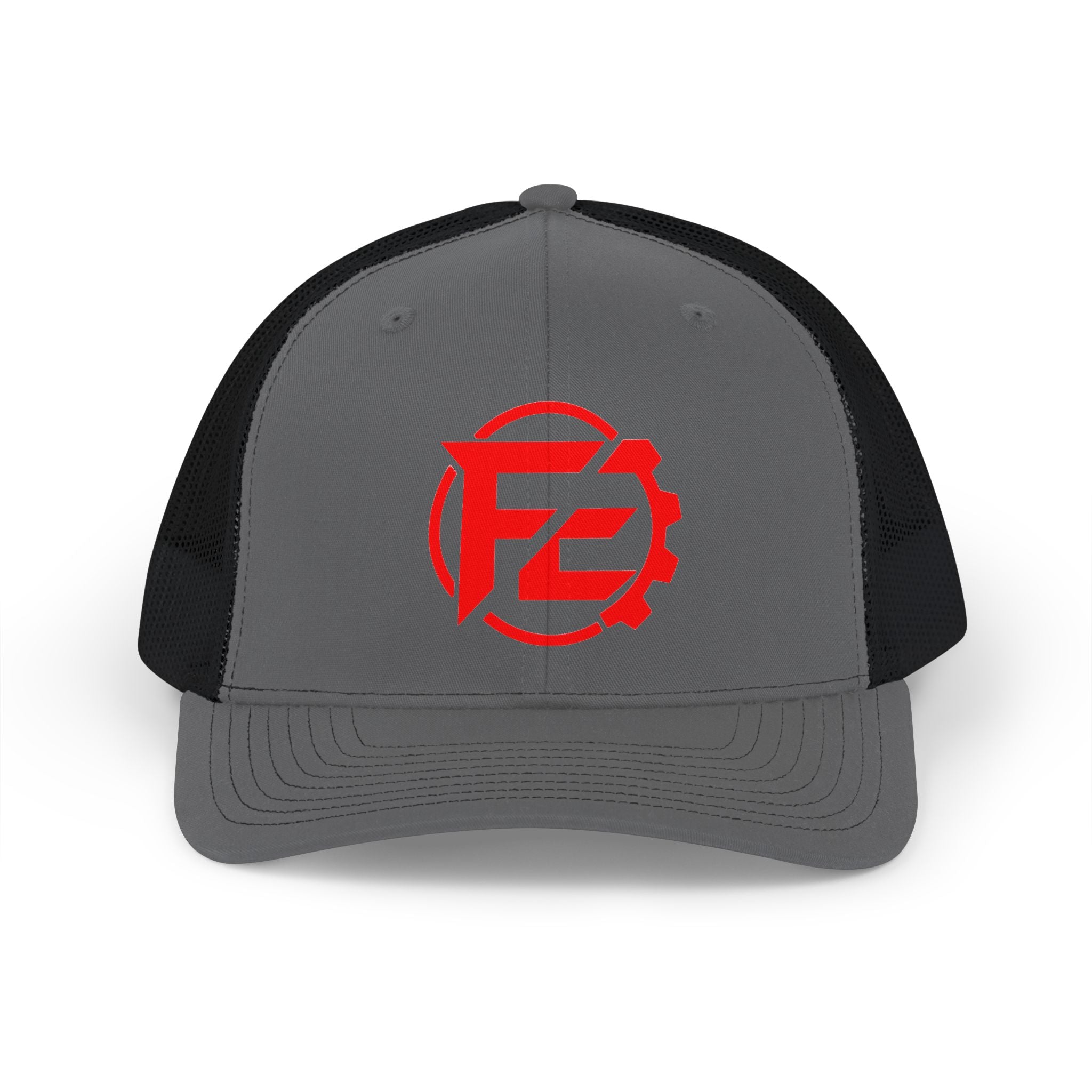Red Gear Logo Trucker Cap