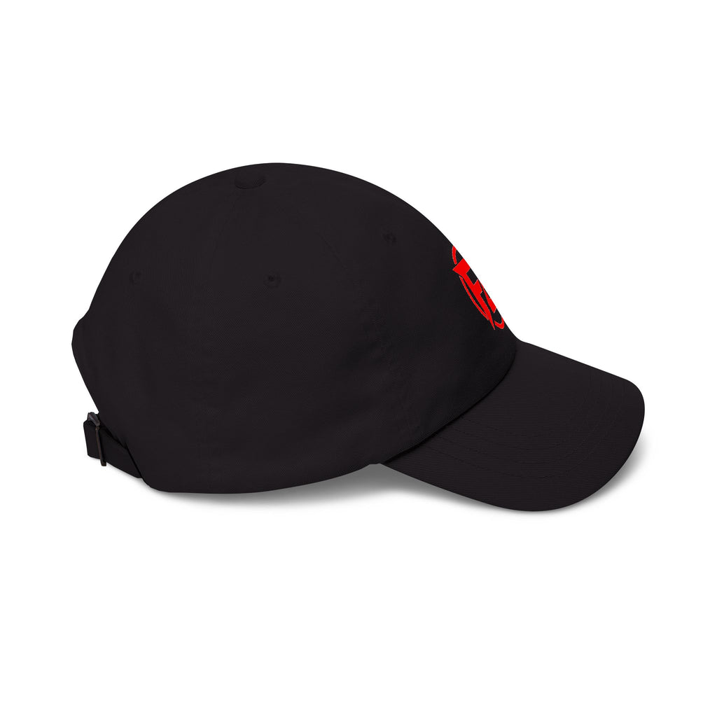 Embroidered Red Gear Logo Dad Cap