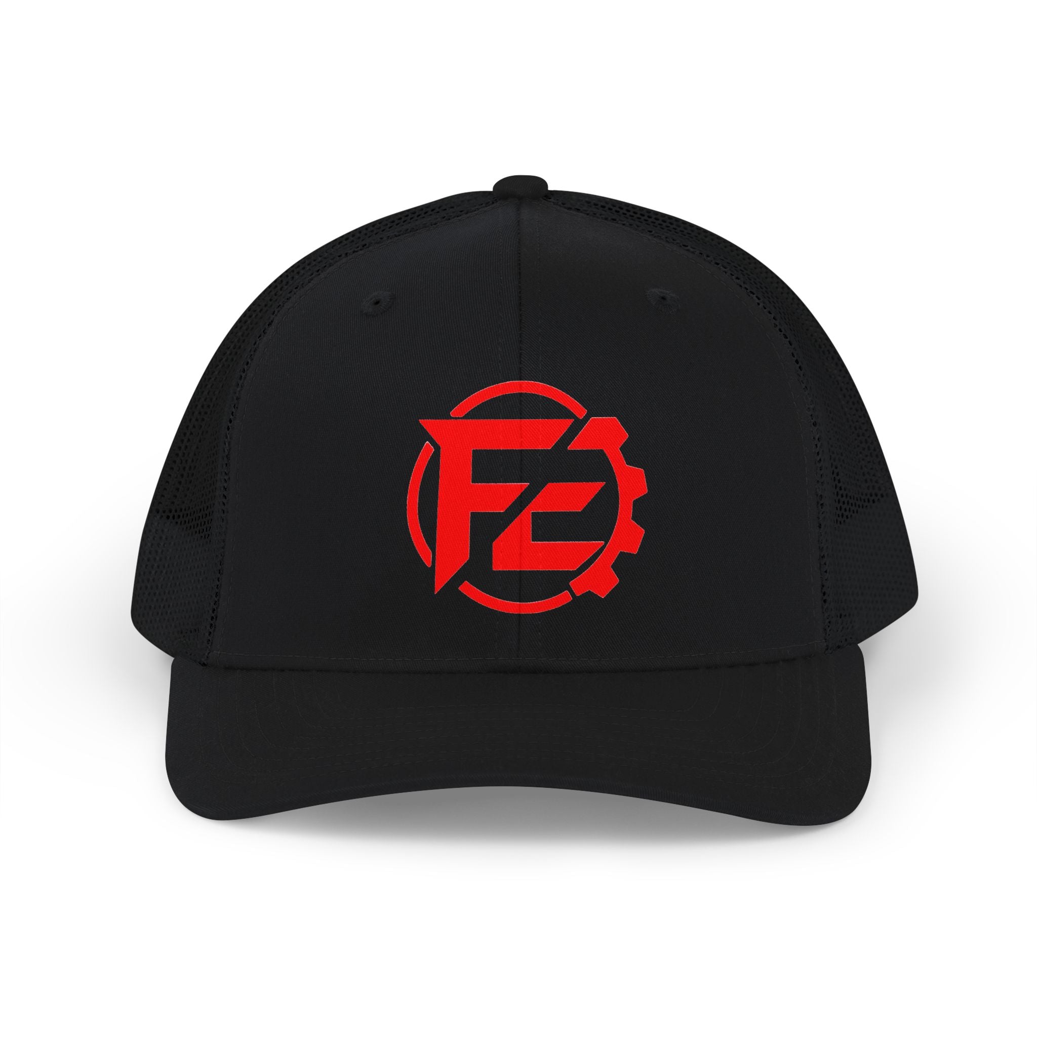 Red Gear Logo Trucker Cap
