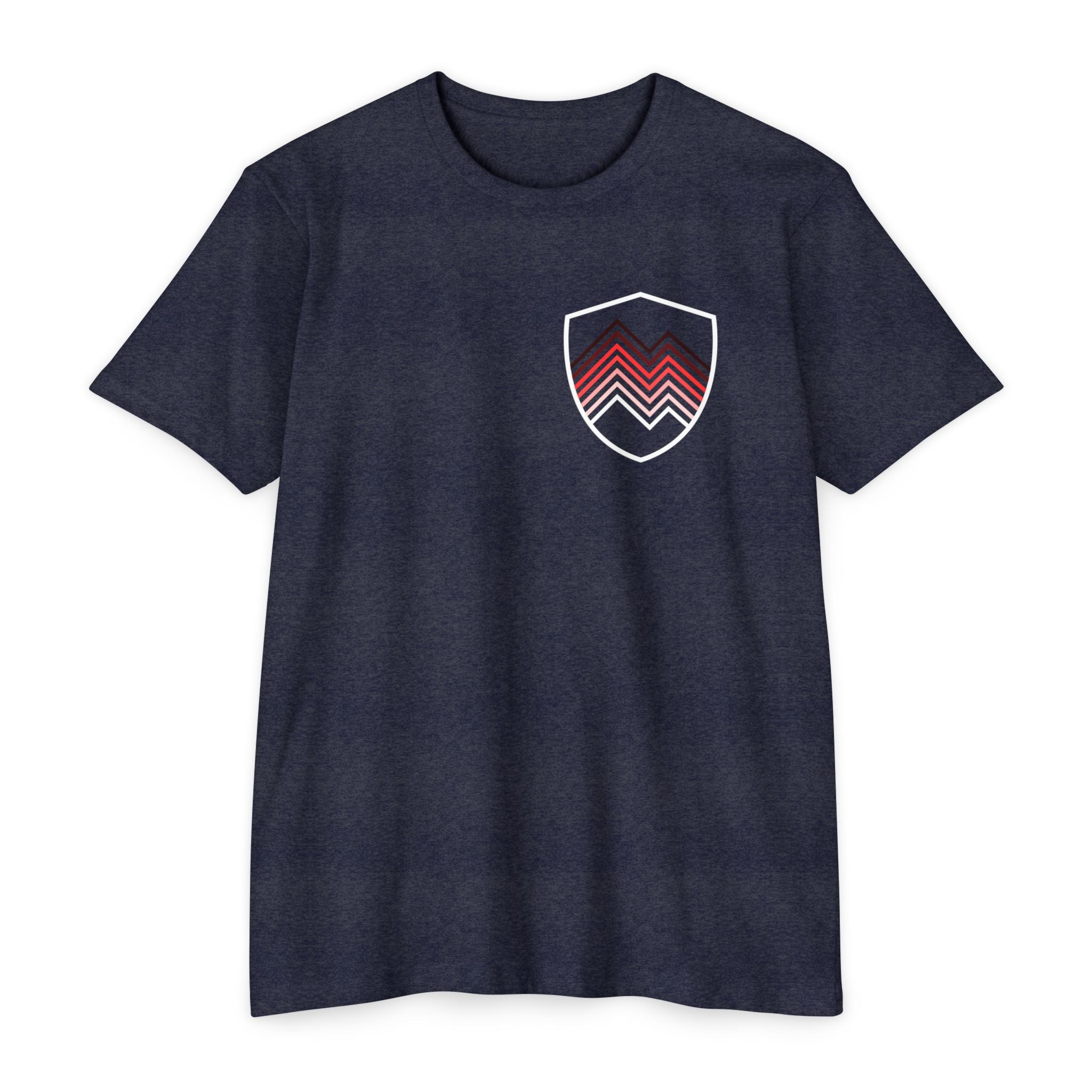 Unfinished Shield Graphic T-Shirt — Live Unfinished Logo Tee