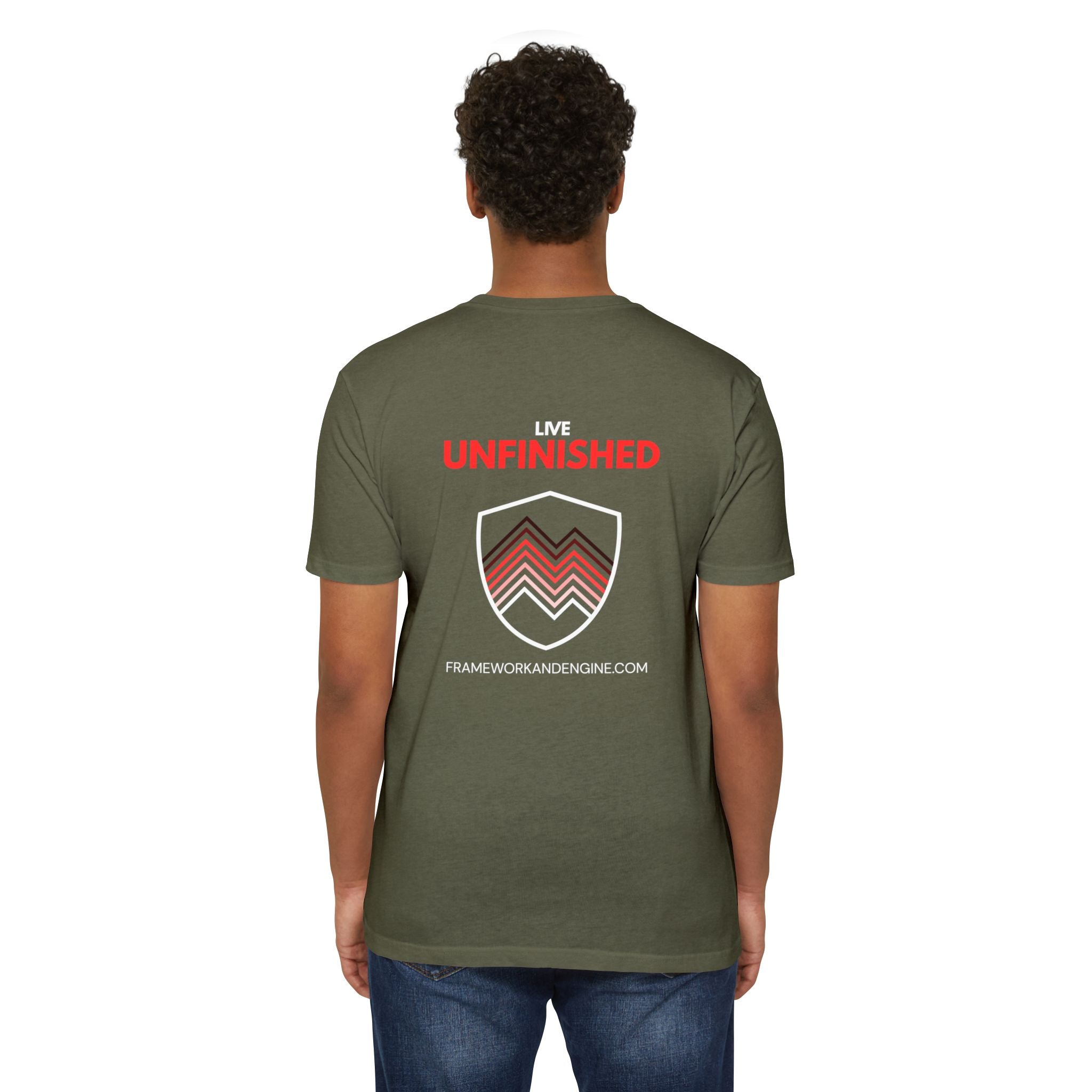 Live Unfinished Shield T-Shirt