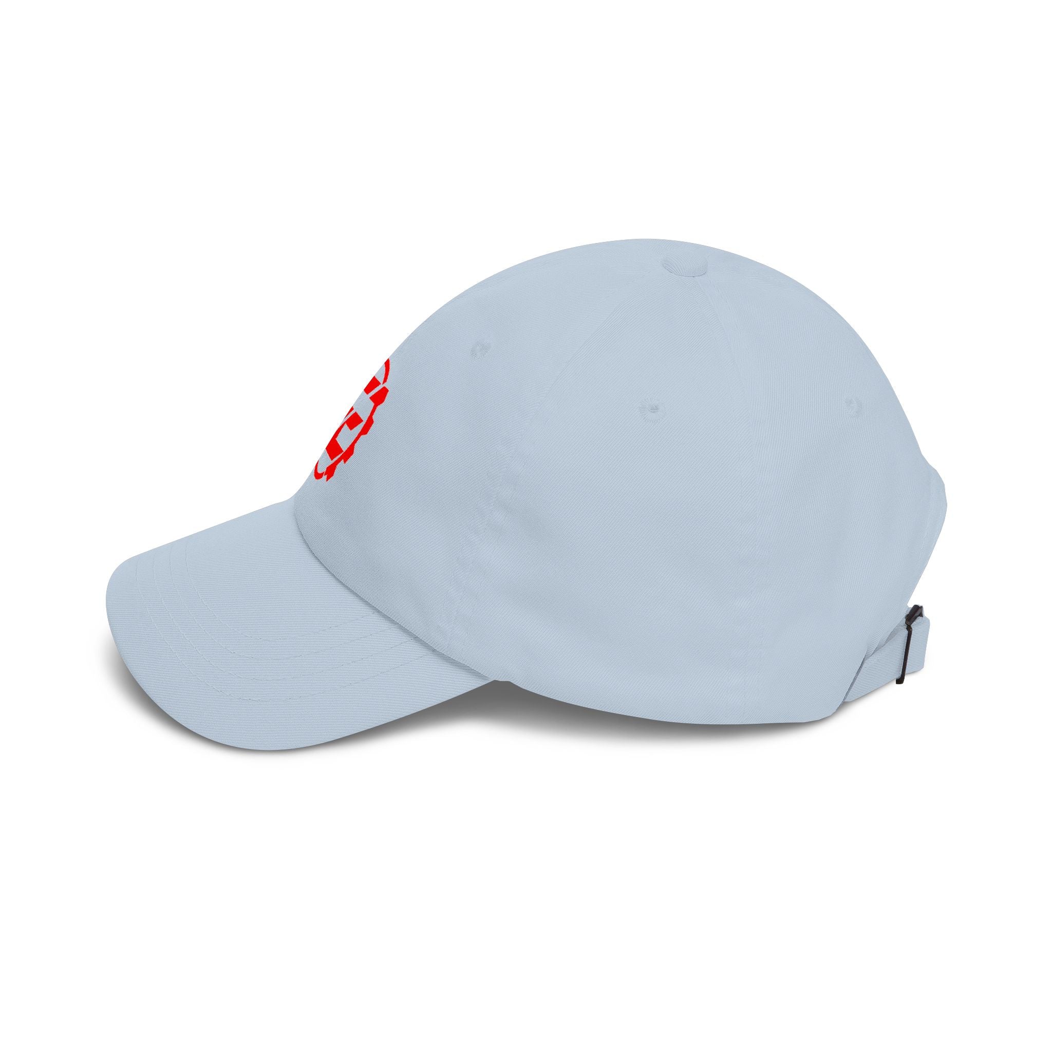 Embroidered Red Gear Logo Dad Cap