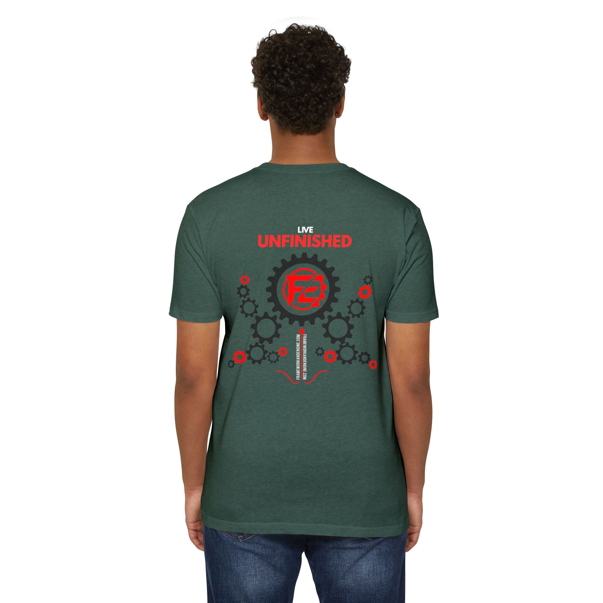 Framework Engine 'Live Unfinished' T‑Shirt