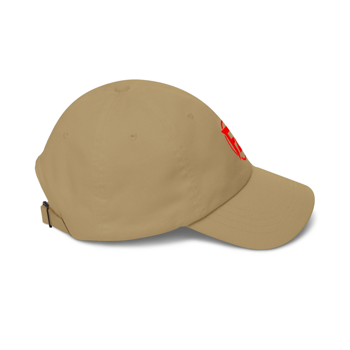 Embroidered Red Gear Logo Dad Cap