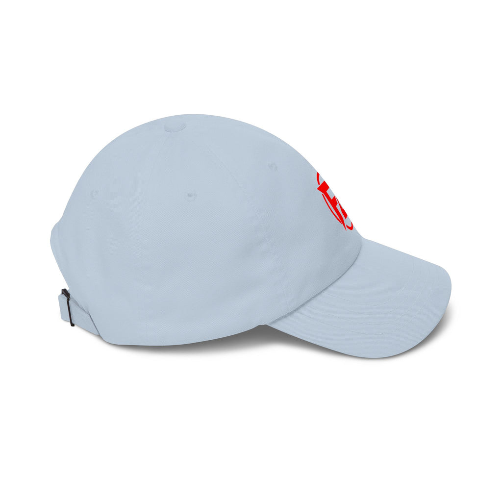 Embroidered Red Gear Logo Dad Cap