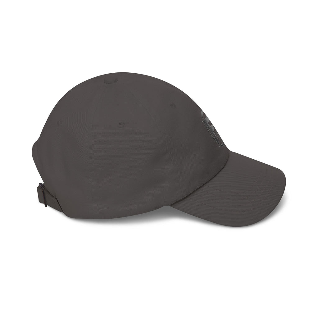 Minimalist 'FE' Logo Dad Cap — White Embroidered Baseball Hat