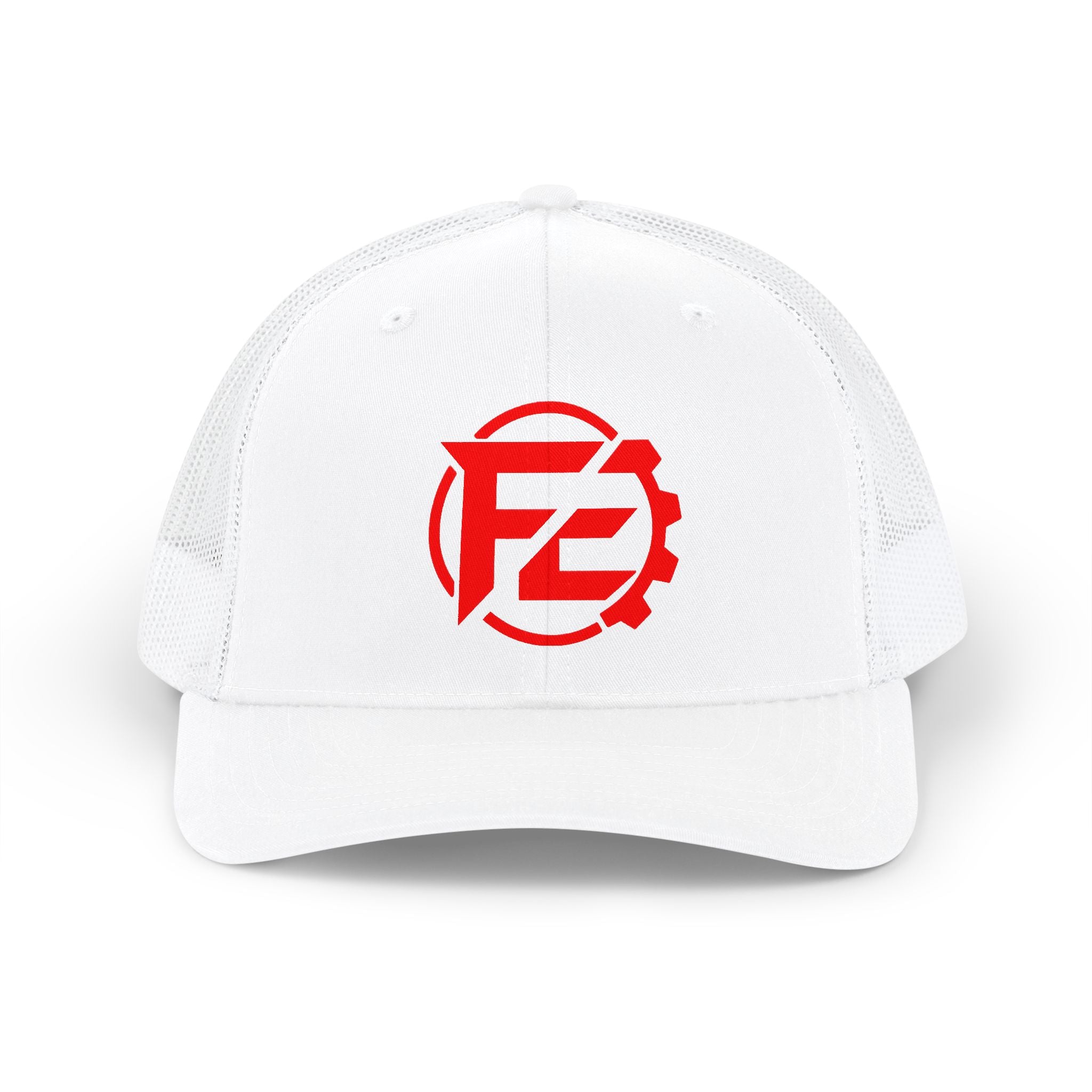 Red Gear Logo Trucker Cap