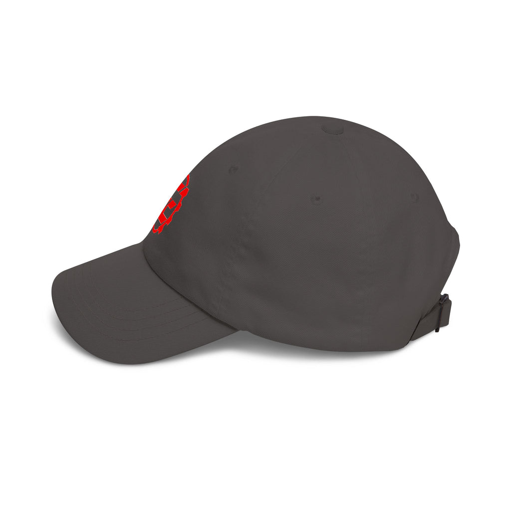 Embroidered Red Gear Logo Dad Cap