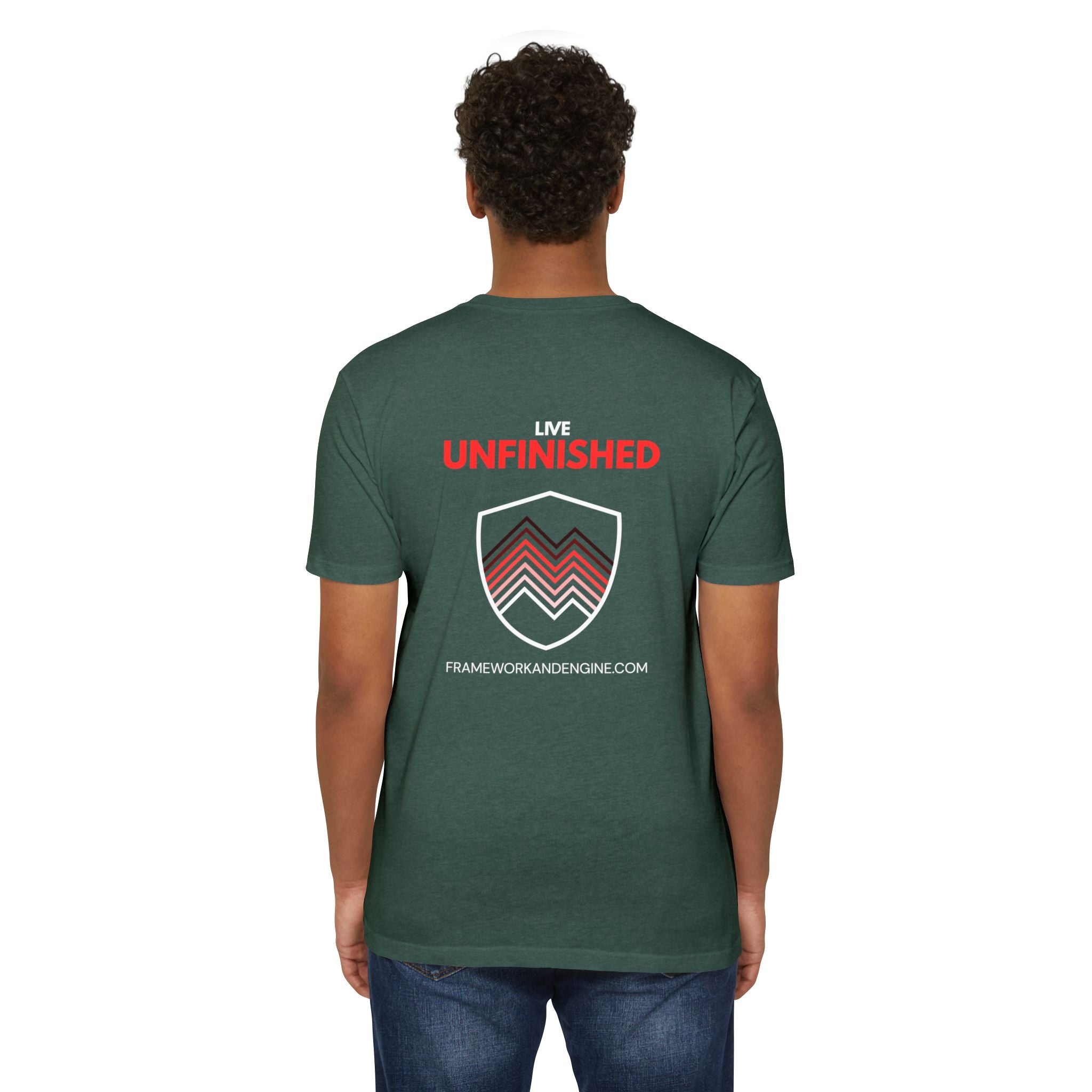 Live Unfinished Shield T-Shirt