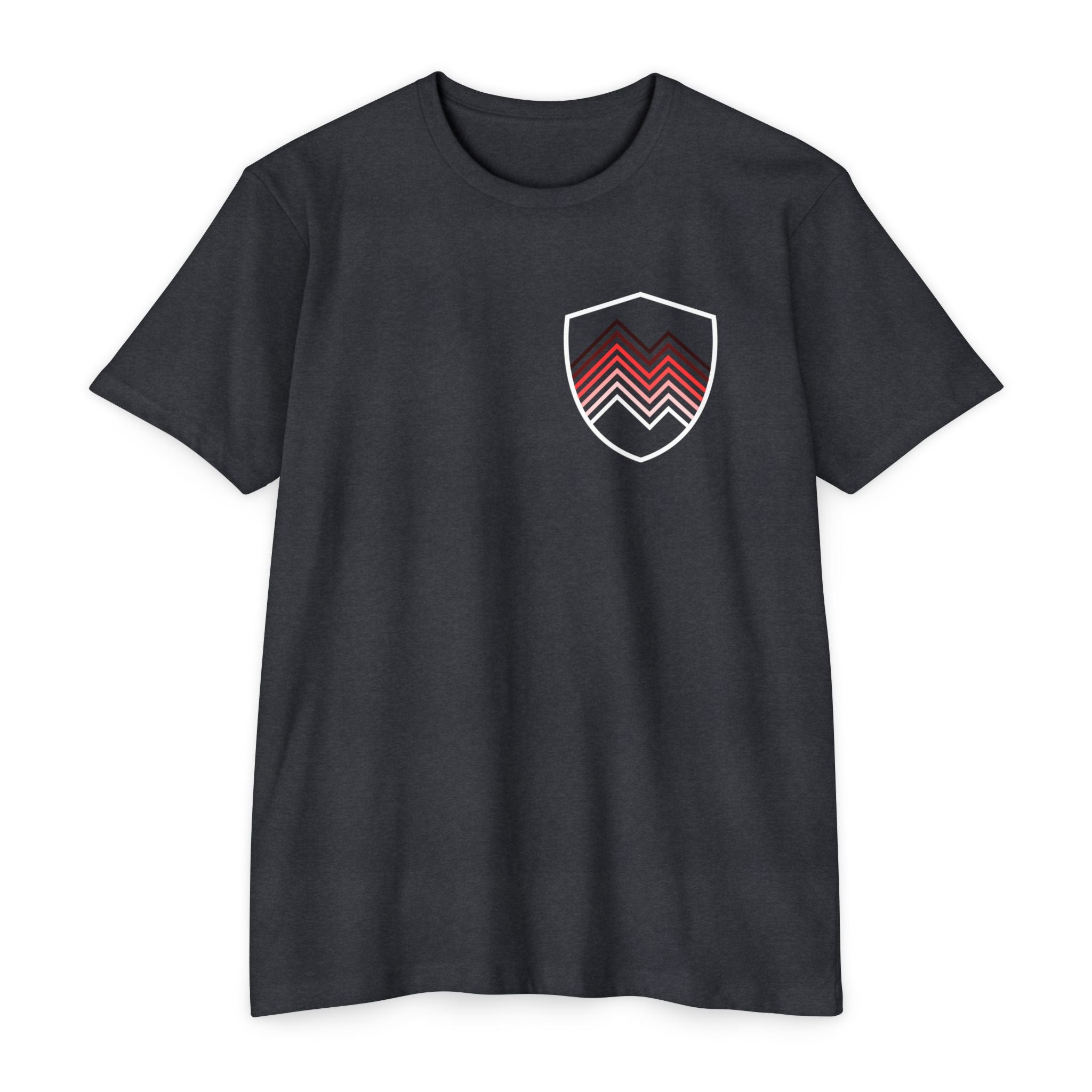 Unfinished Shield Graphic T-Shirt — Live Unfinished Logo Tee