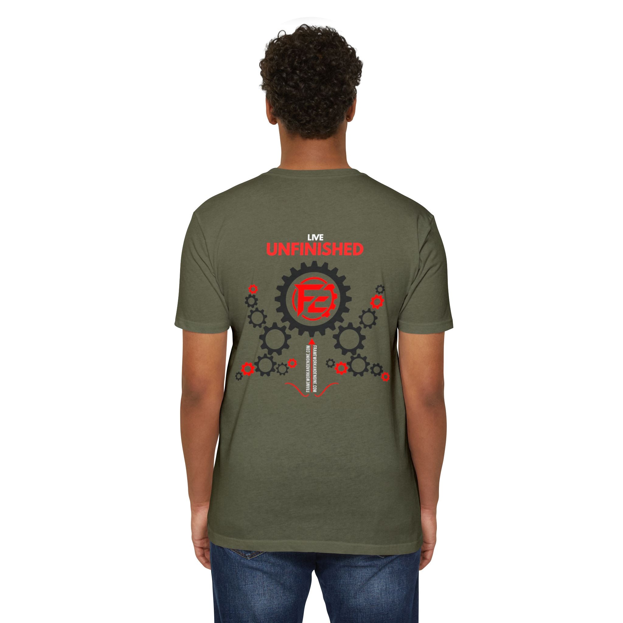 Framework Engine 'Live Unfinished' T‑Shirt