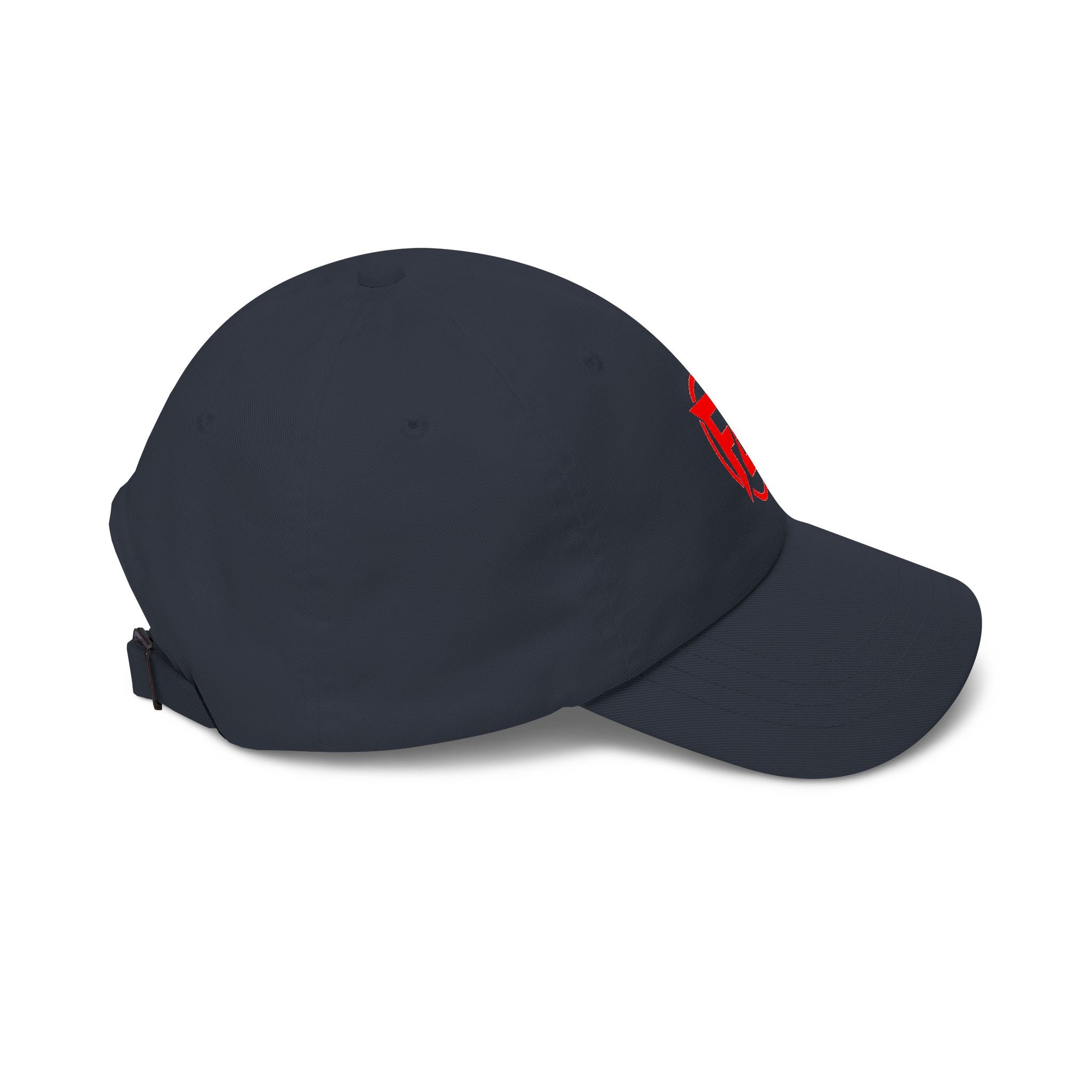 Embroidered Red Gear Logo Dad Cap