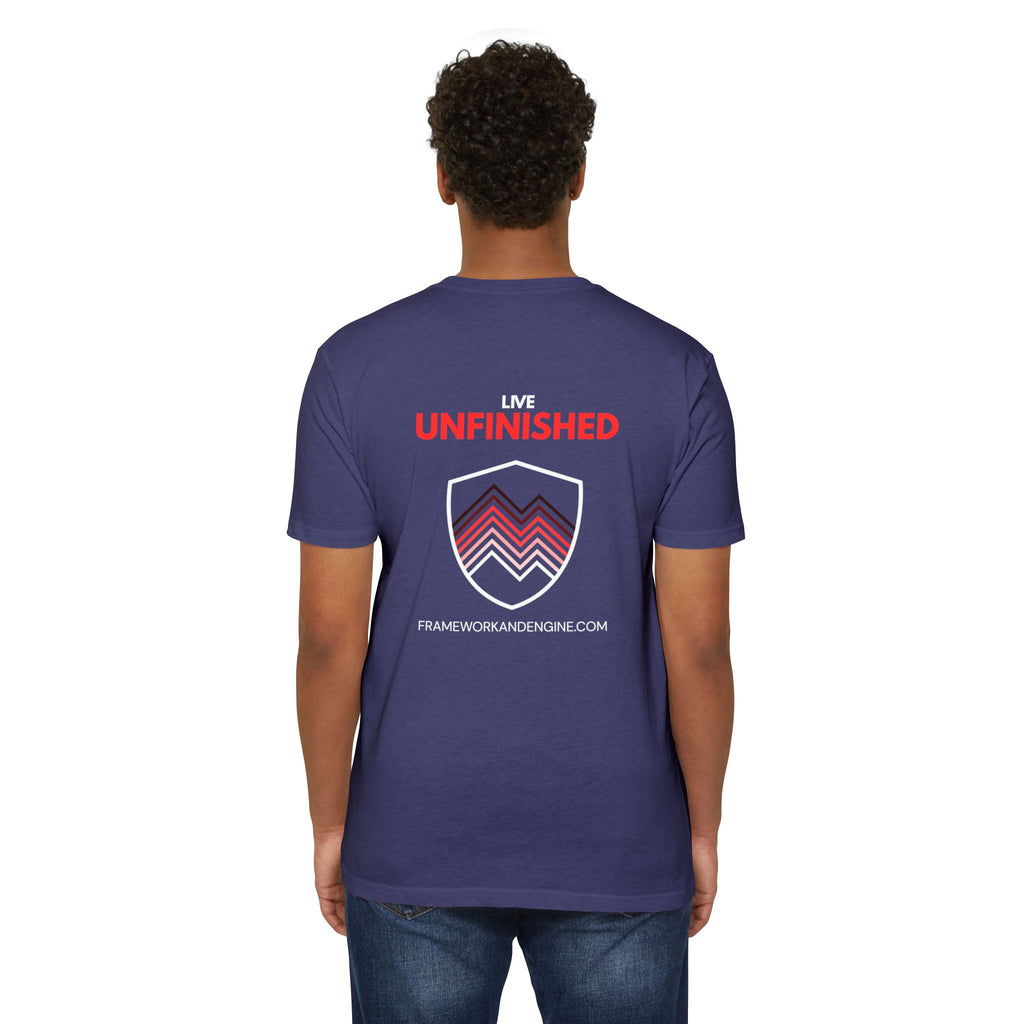 Live Unfinished Shield T-Shirt