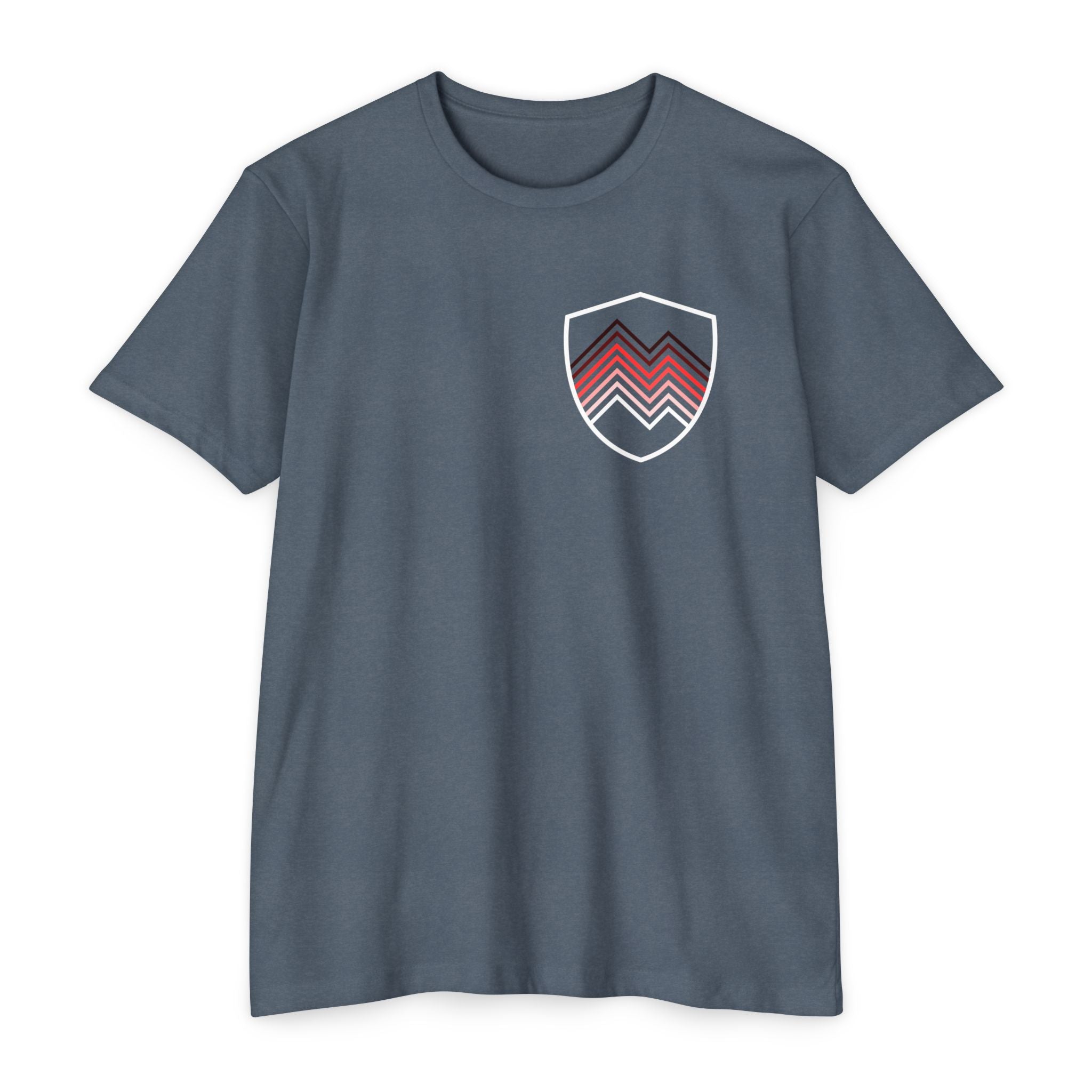 Unfinished Shield Graphic T-Shirt — Live Unfinished Logo Tee