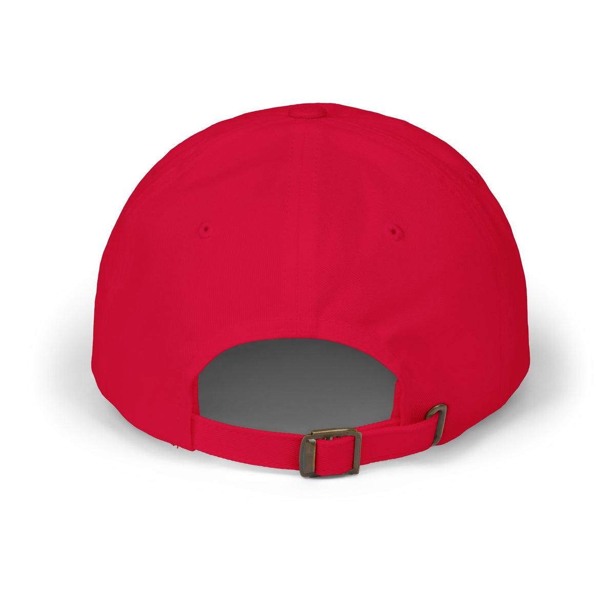 Minimalist 'FE' Logo Dad Cap — White Embroidered Baseball Hat